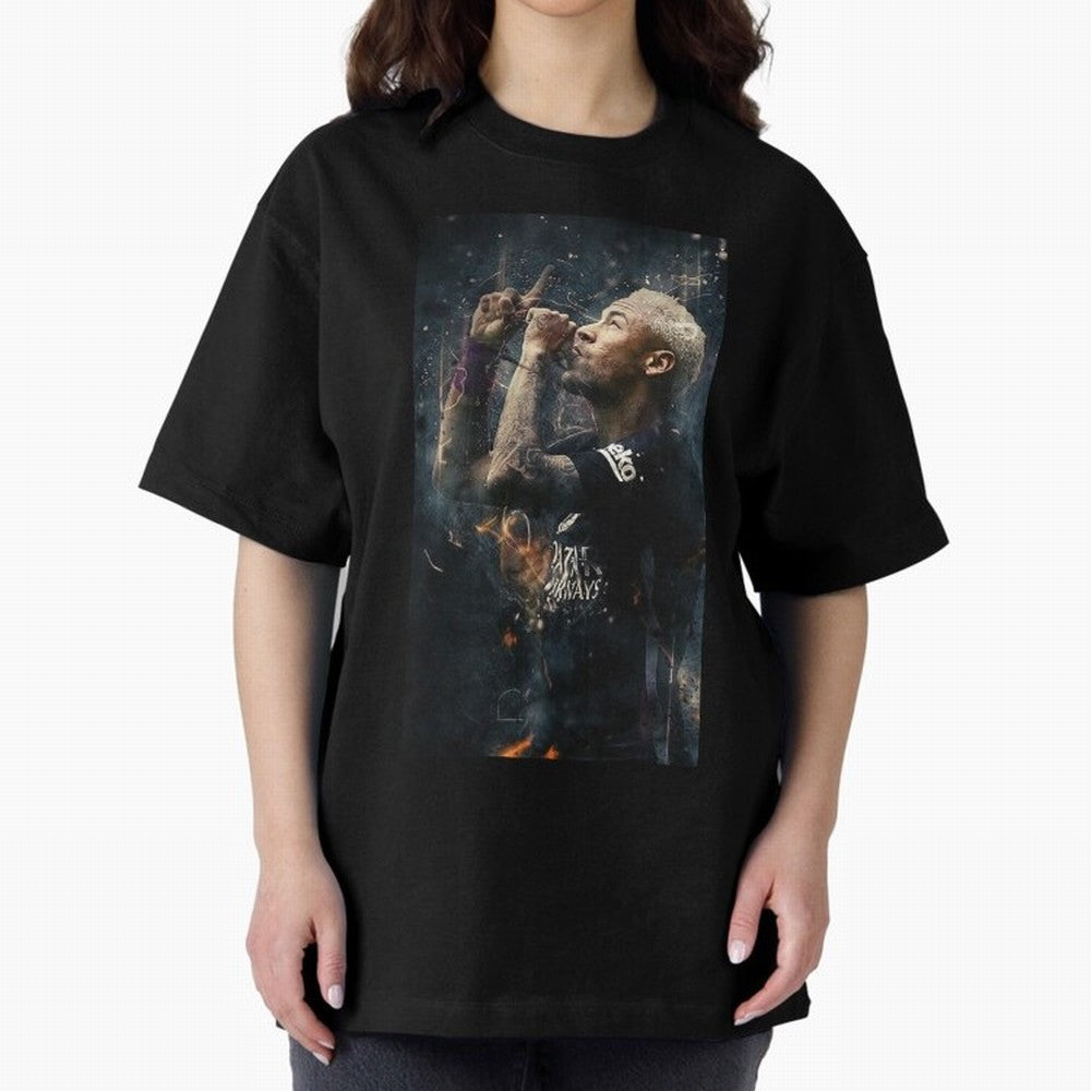 Neymar Junior - Design #o22 Oversized T-Shirt Turn Football Passion into Global Football Passion for FIFA World Cup 2026, Celebrating Messi, Neymar and Mbappe, Netherlands, Football Festival Excitement, Trophy Ambitions, Country Rivalries and Star