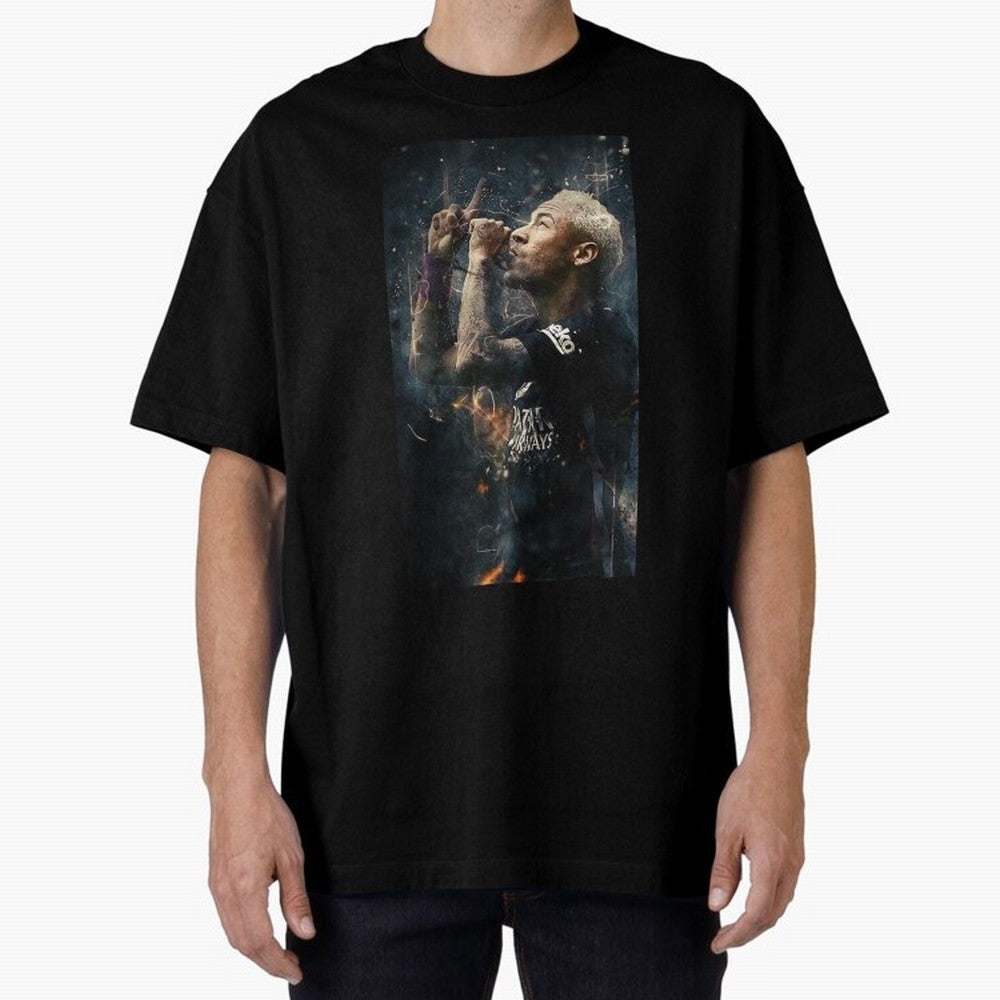 Neymar Junior - Design #o22 Oversized T-Shirt Turn Football Passion into Global Football Passion for FIFA World Cup 2026, Celebrating Messi, Neymar and Mbappe, Netherlands, Football Festival Excitement, Trophy Ambitions, Country Rivalries and Star