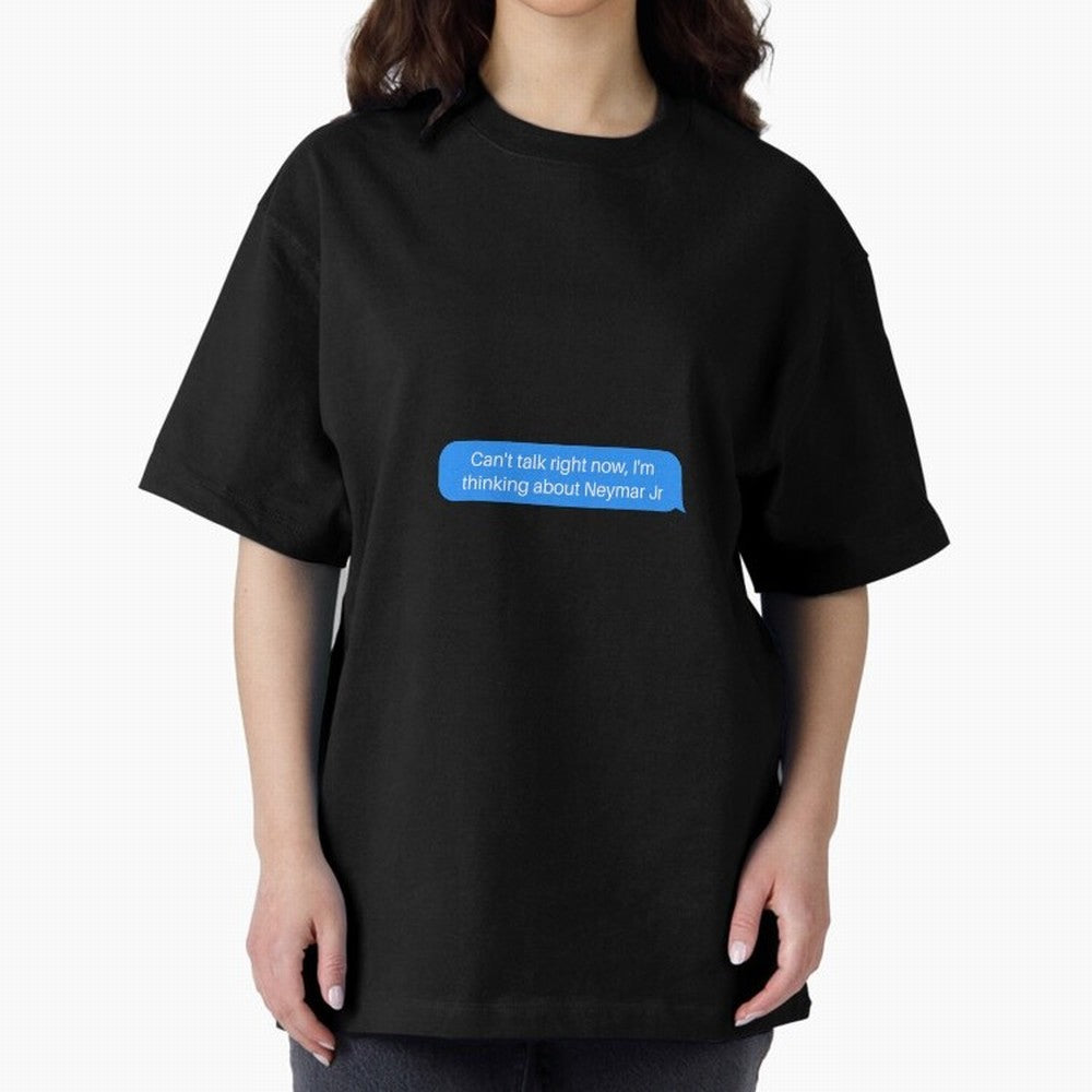 Can't talk right now, I'm thinking about Neymar Jr Blue Text Classic T-Shirt Follow the Final Road of Global Football Passion for FIFA World Cup 2026 USA Canada Mexico, Inspired by Mbappe, Portugal, Stadium Chants, National Pride, Trophy Dreams and