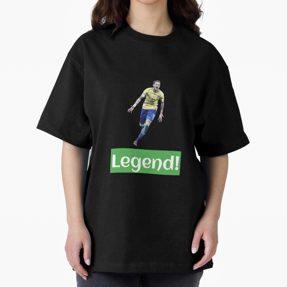 neymar art - neymar illustration T Shirt Oversized T-Shirt Build FIFA World Cup 2026 USA Canada Mexico for Fans of Mbappe and Neymar and Portugal, Spain and Germany, Bringing Soccer Culture, Superstar Moments, National Team Dreams and Competitive