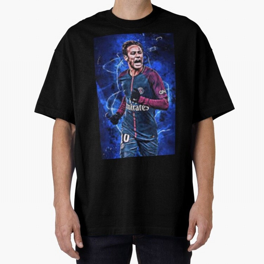 neymar jr art Oversized T-Shirt Fuel FIFA World Cup 2026 Group Stage for Fans of CR7 and Argentina and Brazil, Bringing Worldwide Fan Energy, Dramatic Goals, Stadium Lights and Championship Celebrations; Ideal for Fans Who Follow Messi, Cristiano