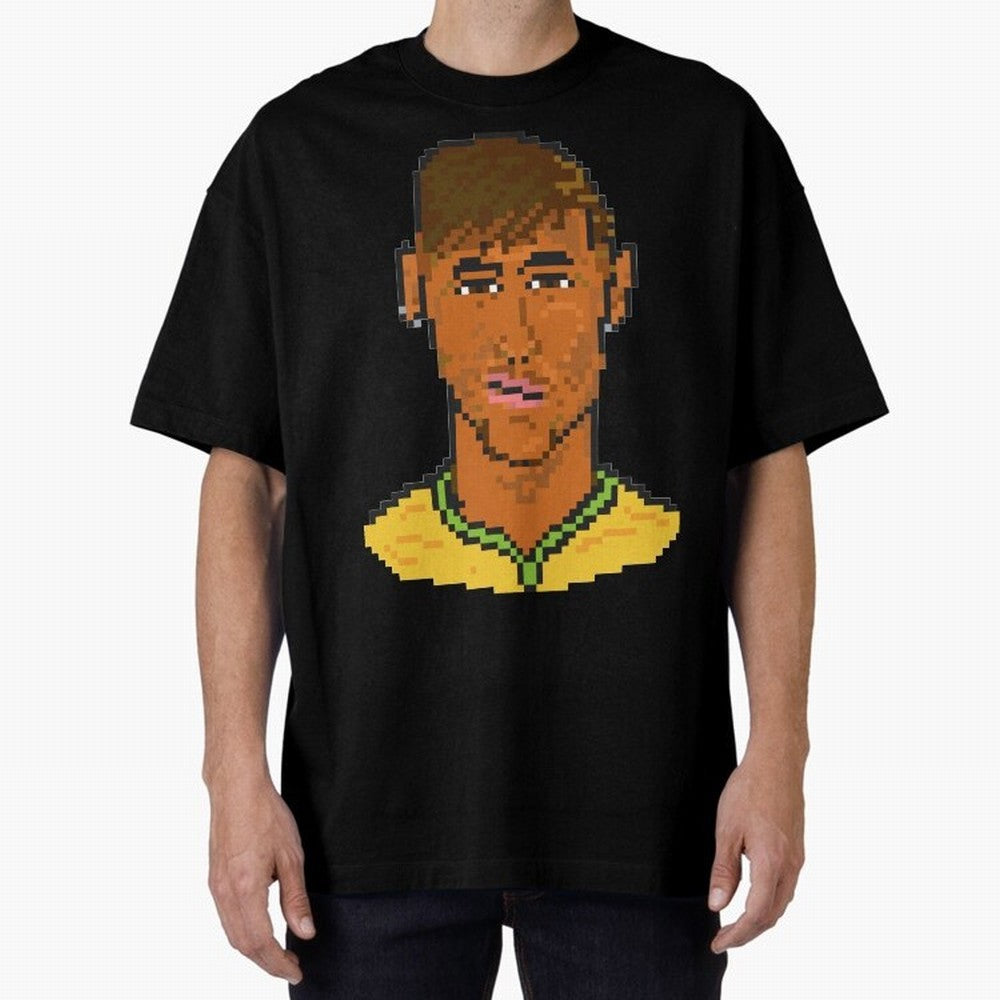Neymar Jr Oversized T-Shirt Show Your Stadium Side during Global Football Passion for FIFA World Cup 2026 Group Stage, Centered on Neymar, Haaland and Cristiano Ronaldo, Netherlands, Supporter Pride, Iconic Celebrations, Legendary Names and Global