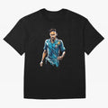 Neymar Jr watercolor drawing Classic T-Shirt Join Supporters Worldwide for FIFA World Cup 2026 Group Stage for Fans of Messi, Neymar and Mbappe and Brazil, Portugal and Argentina, Bringing Soccer Culture, Superstar Moments, National Team Dreams and