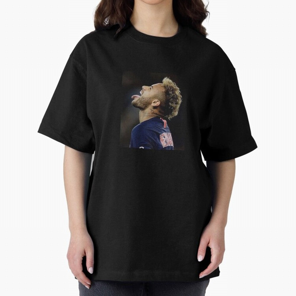 Neymar Jr Oversized T-Shirt Share FIFA World Cup 2026 USA Canada Mexico Filled with Haaland and Mbappe, England, France and Netherlands Energy, Championship Spirit, Famous Goals, Roaring Crowds and International Football Unity; Ideal for Passionate