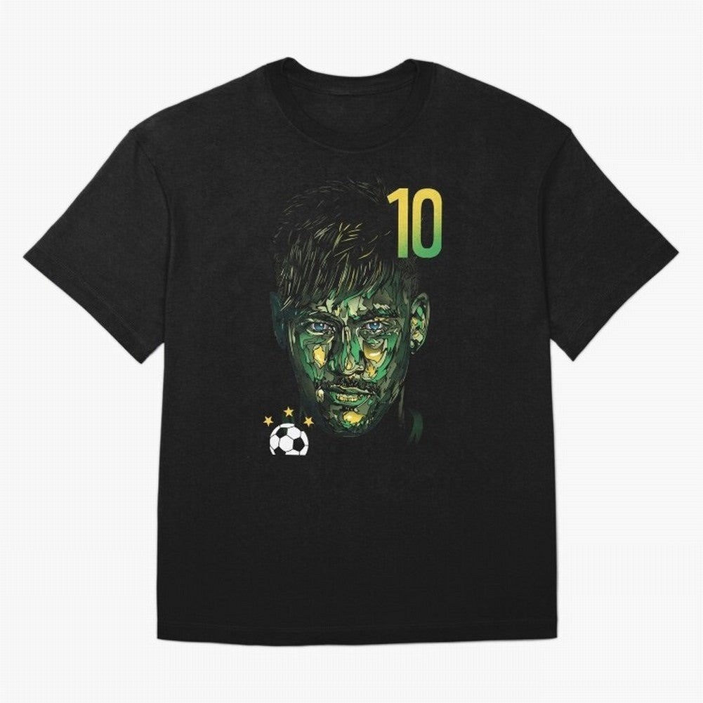 Neymar Jr. Oversized T-Shirt Live the Energy of FIFA World Cup 2026 Spirit, Celebrating Brazil, Portugal and Argentina, Neymar, Global Supporter Spirit, Legendary Goals, National Colors and Tournament Celebration; Made for Die Hard Supporters,
