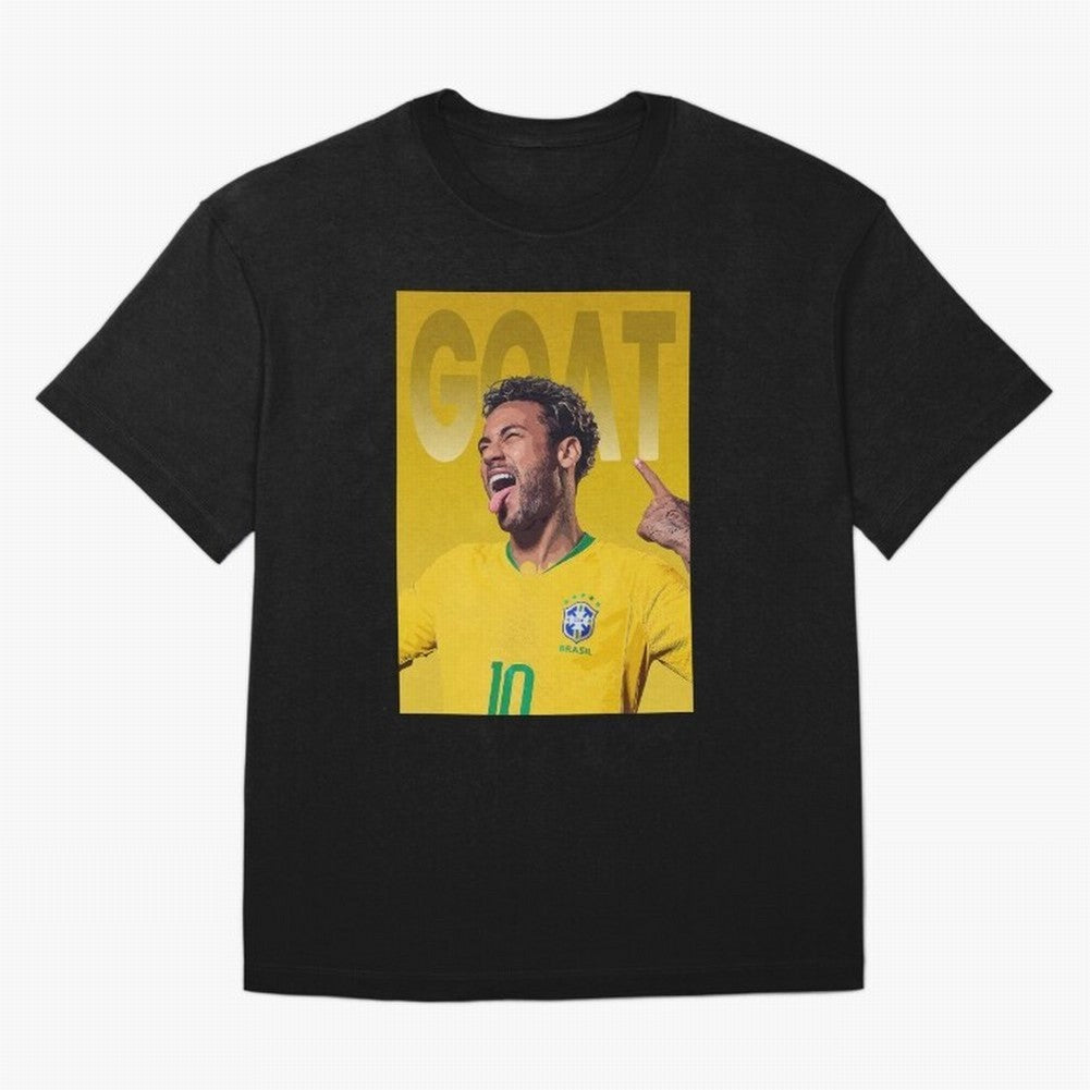 Neymar Jr Classic T-Shirt Join the Countdown to FIFA World Cup 2026 Group Stage Spirit, with Brazil, Messi, Neymar and Mbappe, Retro Football Energy, Iconic Rivalries, Trophy Chase Drama and Stadium Atmosphere; Built for Supporters Chasing Trophy