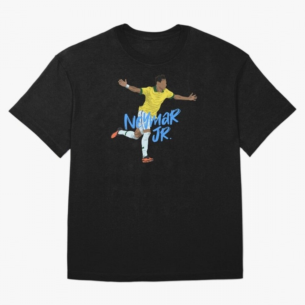 Neymar Jr. Classic T-Shirt Turn Up for FIFA World Cup 2026 Group Stage Highlighting Messi and Cristiano Ronaldo, Brazil Energy, Sports Nostalgia, International Competition, Famous Players and Unforgettable Victories; Perfect for Fans, Collectors,
