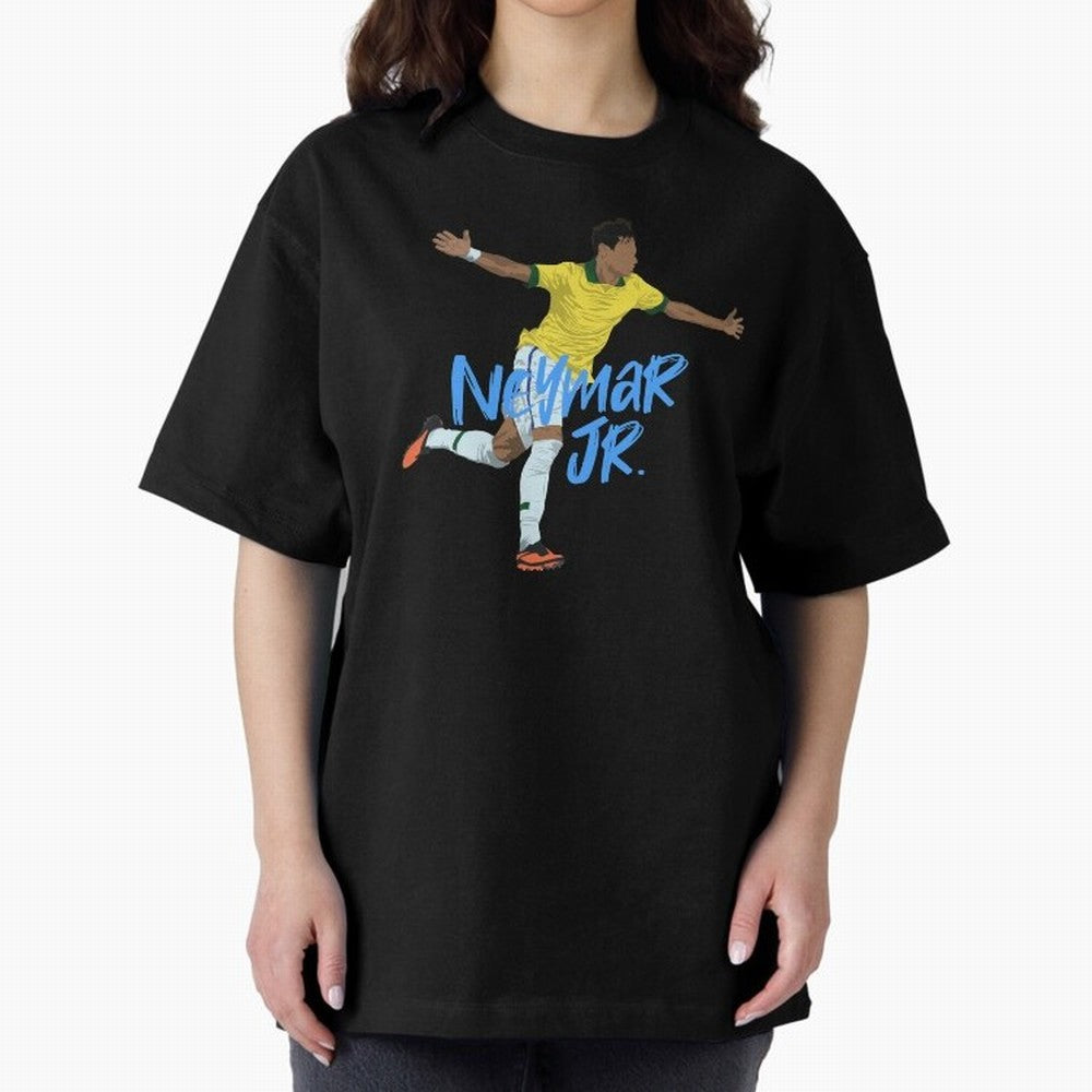Neymar Jr. Classic T-Shirt Turn Up for FIFA World Cup 2026 Group Stage Highlighting Messi and Cristiano Ronaldo, Brazil Energy, Sports Nostalgia, International Competition, Famous Players and Unforgettable Victories; Perfect for Fans, Collectors,