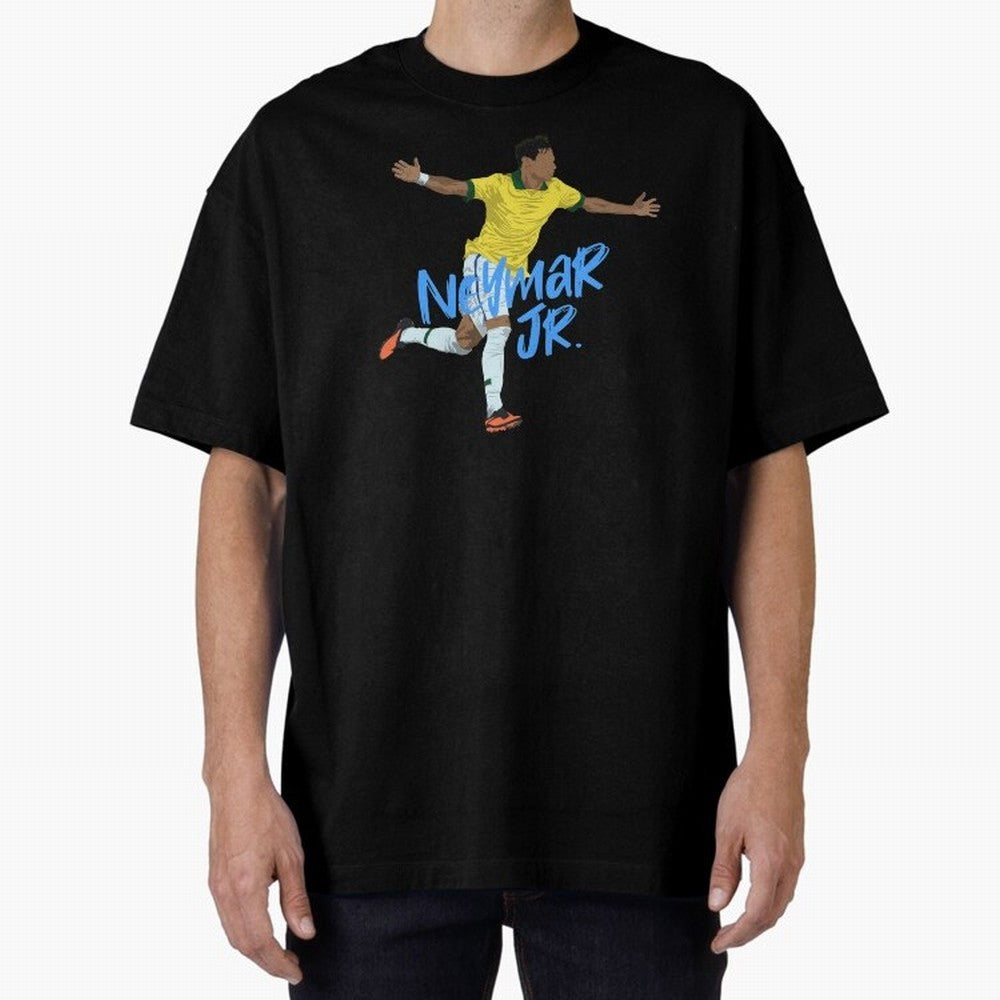 Neymar Jr. Classic T-Shirt Turn Up for FIFA World Cup 2026 Group Stage Highlighting Messi and Cristiano Ronaldo, Brazil Energy, Sports Nostalgia, International Competition, Famous Players and Unforgettable Victories; Perfect for Fans, Collectors,
