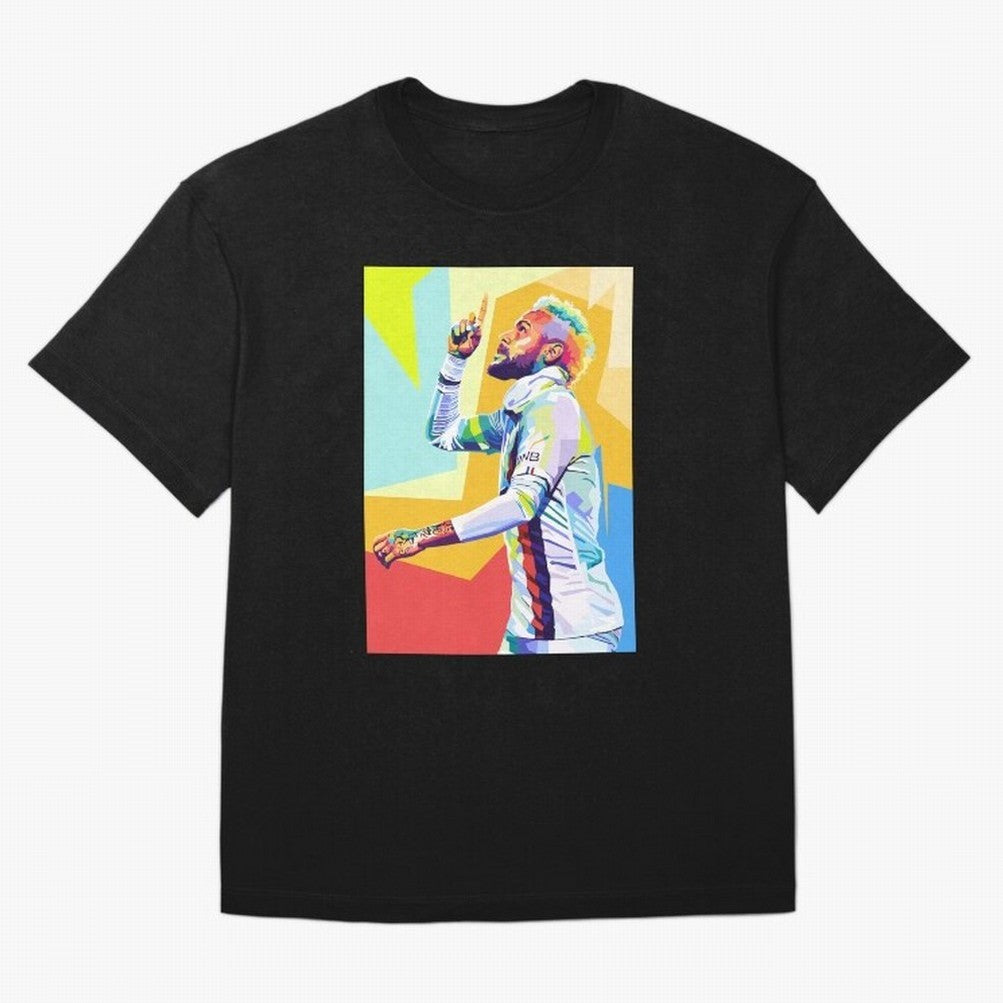Neymar Jr Wpap pop art Oversized T-Shirt Support the Legends of Match Day Hype around FIFA World Cup 2026, Mbappe, England, Tournament Hype, Historic Matchups, Family Viewing Parties and Global Sports Pride; Built for Supporters Chasing Trophy