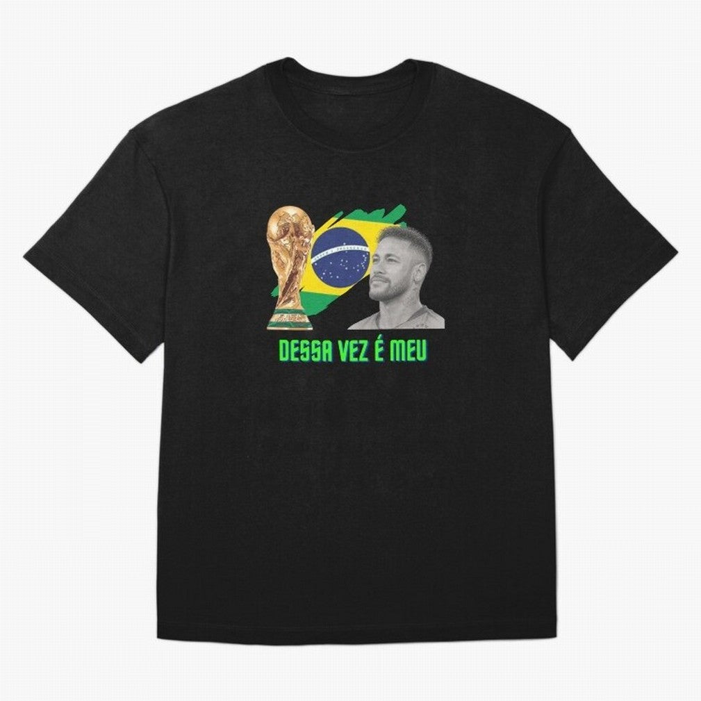 Neymar World Cup Classic T-Shirt Celebrate Supporters United by Match Day Hype around FIFA World Cup 2026, Messi, Neymar and Mbappe, Spain and Netherlands, Retro Football Energy, Iconic Rivalries, Trophy Chase Drama and Stadium Atmosphere; Ideal