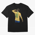 Neymar Jr World Cup Brazil Classic T-Shirt Showcase FIFA World Cup 2026 USA Canada Mexico Inspired by Mbappe, Portugal, Spain and Germany Energy, Retro Football Energy, Iconic Rivalries, Trophy Chase Drama and Stadium Atmosphere; Great for Watch