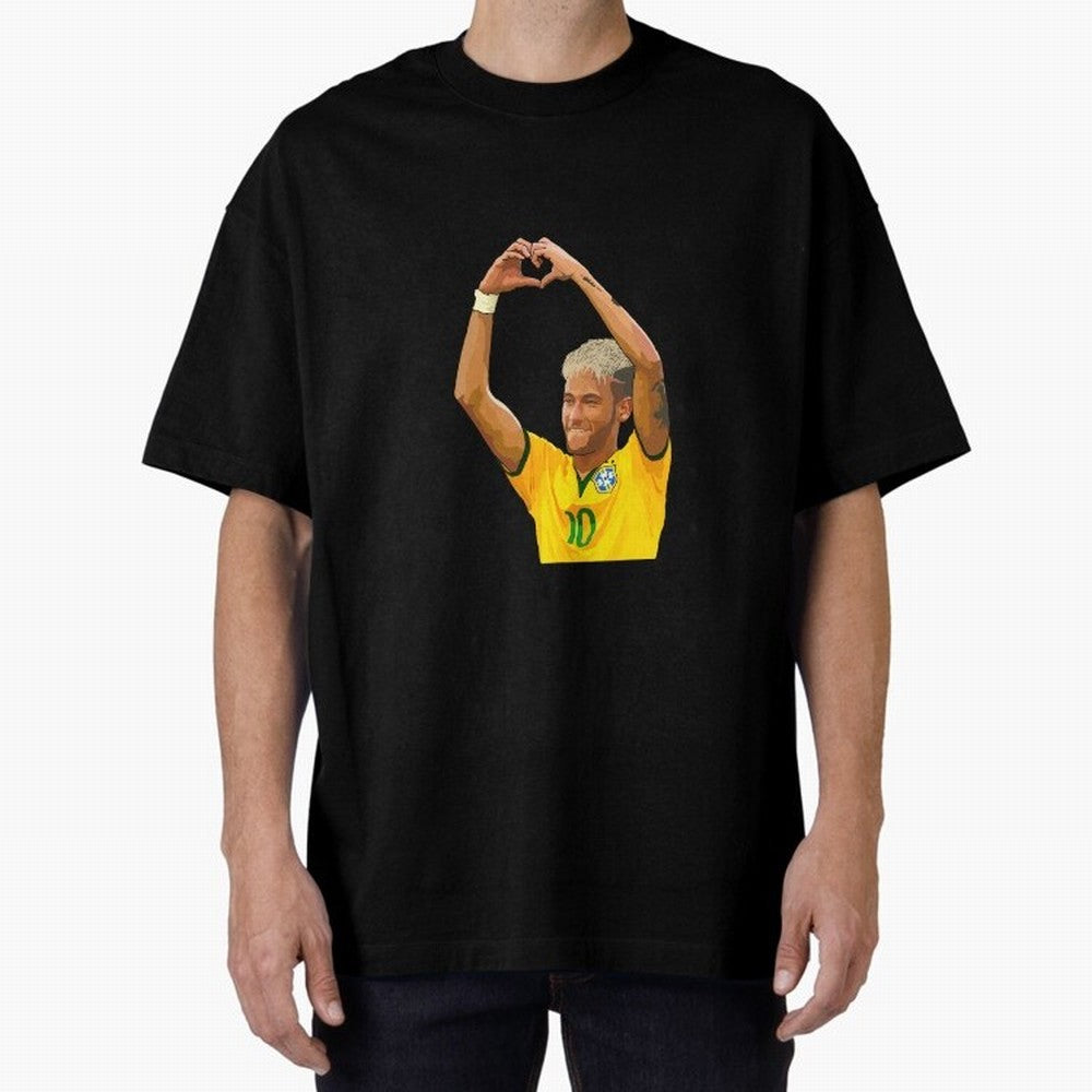Love Soccer Oversized T-Shirt Celebrate Global Passion for FIFA World Cup 2026 for Fans of Haaland and Brazil, Portugal and Argentina, Bringing Goal Celebration Energy, Supporter Heritage, Football Icons and Worldwide Tournament Joy; Ideal for Fans