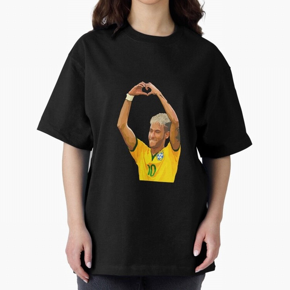 Love Soccer Oversized T-Shirt Celebrate Global Passion for FIFA World Cup 2026 for Fans of Haaland and Brazil, Portugal and Argentina, Bringing Goal Celebration Energy, Supporter Heritage, Football Icons and Worldwide Tournament Joy; Ideal for Fans