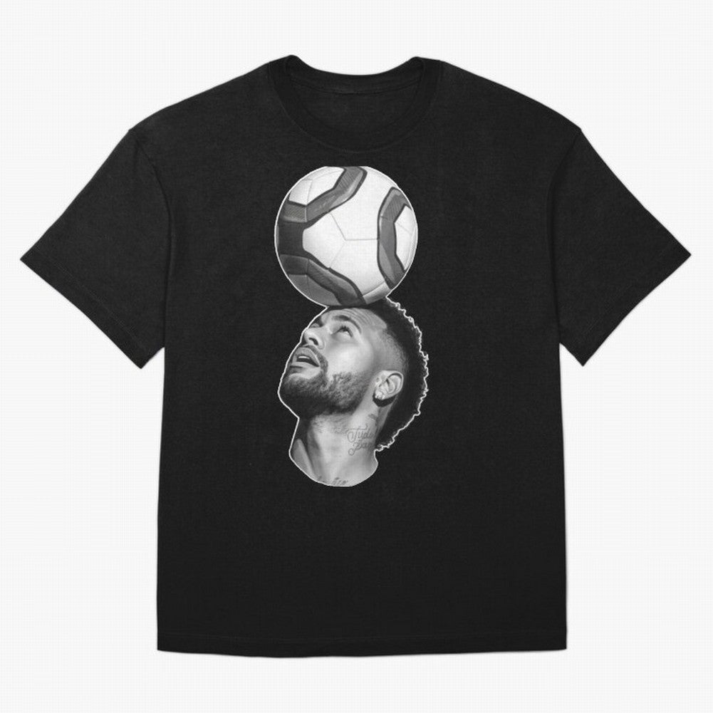 Neymar Jr. ¨C The Art of Balance Oversized T-Shirt Show Your Love for FIFA World Cup 2026 USA Canada Mexico for Fans of Cristiano Ronaldo, Haaland and CR7 and Portugal, Bringing Worldwide Fan Energy, Dramatic Goals, Stadium Lights and Championship