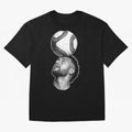 Neymar Jr. ¨C The Art of Balance Oversized T-Shirt Show Your Love for FIFA World Cup 2026 USA Canada Mexico for Fans of Cristiano Ronaldo, Haaland and CR7 and Portugal, Bringing Worldwide Fan Energy, Dramatic Goals, Stadium Lights and Championship