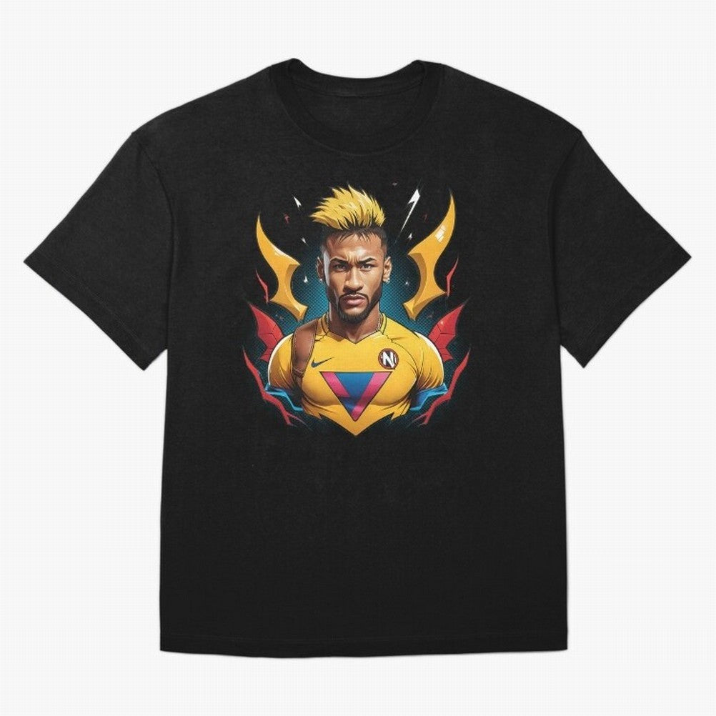 Neymar Jr illustration Classic T-Shirt Celebrate Global Passion for Match Day Hype around FIFA World Cup 2026 USA Canada Mexico, Haaland and Mbappe, England and Germany, Global Supporter Spirit, Legendary Goals, National Colors and Tournament