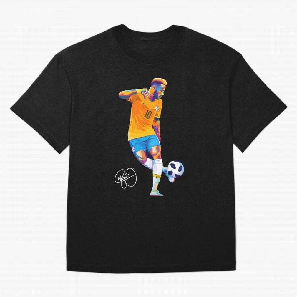 Neymar Jr Footballer Wpap Art Classic T-Shirt Capture Stadium Memories from Global Football Passion for FIFA World Cup 2026 Group Stage, Made for Cristiano Ronaldo, Haaland and CR7, Portugal, Classic Soccer Heritage, Championship Pressure, Fan