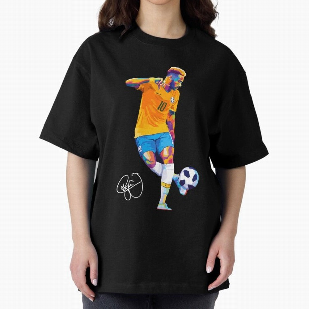 Neymar Jr Footballer Wpap Art Classic T-Shirt Capture Stadium Memories from Global Football Passion for FIFA World Cup 2026 Group Stage, Made for Cristiano Ronaldo, Haaland and CR7, Portugal, Classic Soccer Heritage, Championship Pressure, Fan