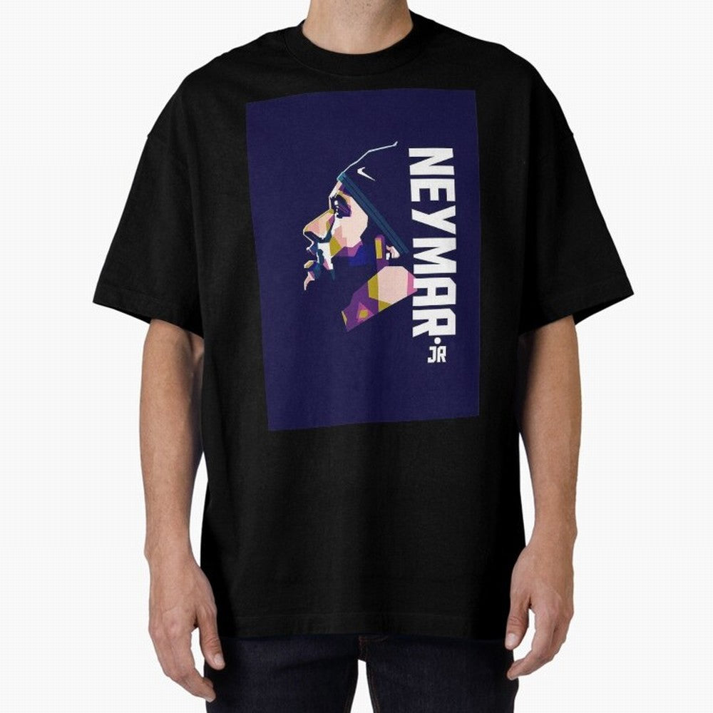 Neymar Jr Art Print Navy Classic T-Shirt Celebrate National Team Dreams in FIFA World Cup 2026 Spirit, Made for England and Germany, Mbappe and Neymar, Vintage Soccer Flavor, Modern Football Stars, National Flags and Final Night Emotion; Ideal for