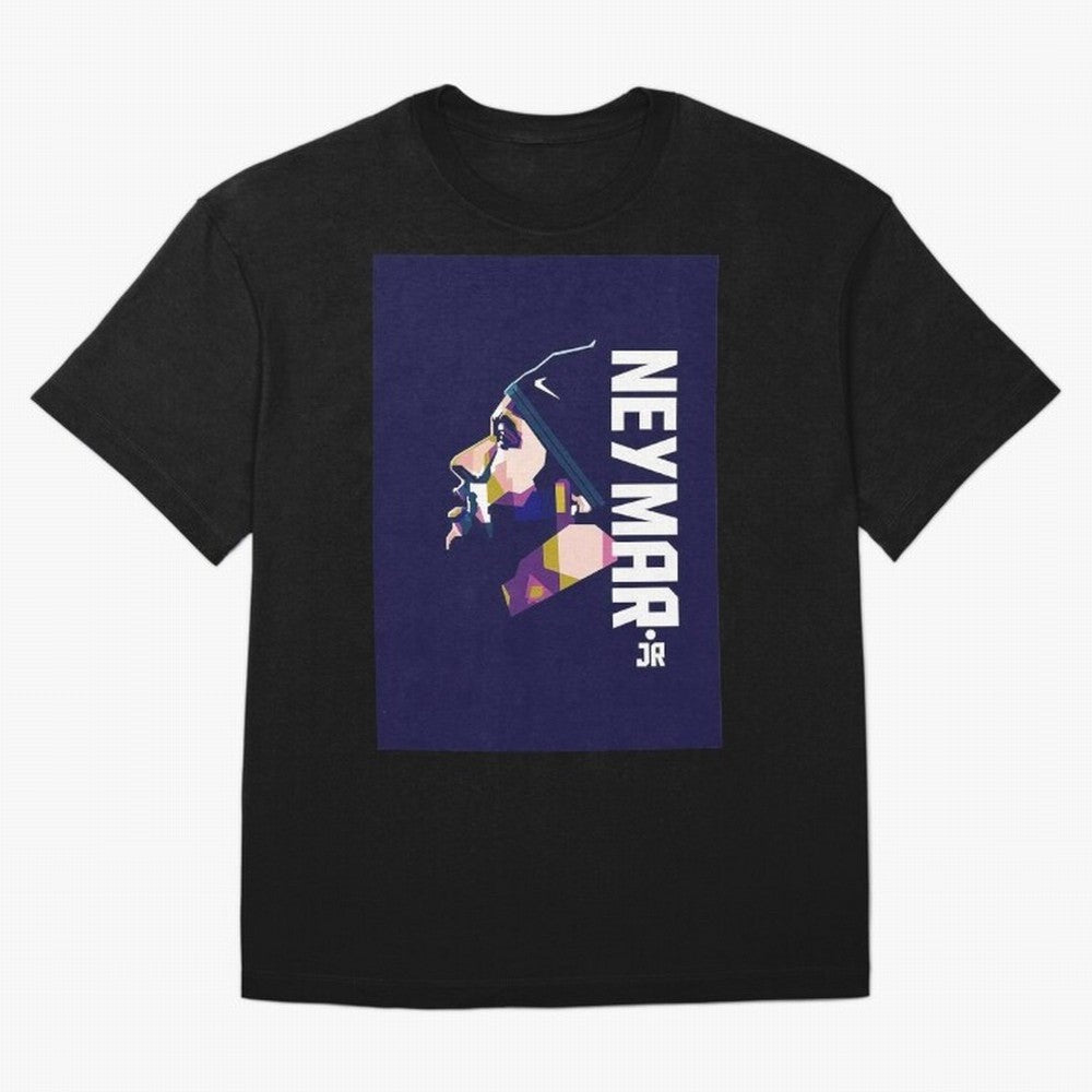 Neymar Jr Art Print Navy Classic T-Shirt Celebrate National Team Dreams in FIFA World Cup 2026 Spirit, Made for England and Germany, Mbappe and Neymar, Vintage Soccer Flavor, Modern Football Stars, National Flags and Final Night Emotion; Ideal for