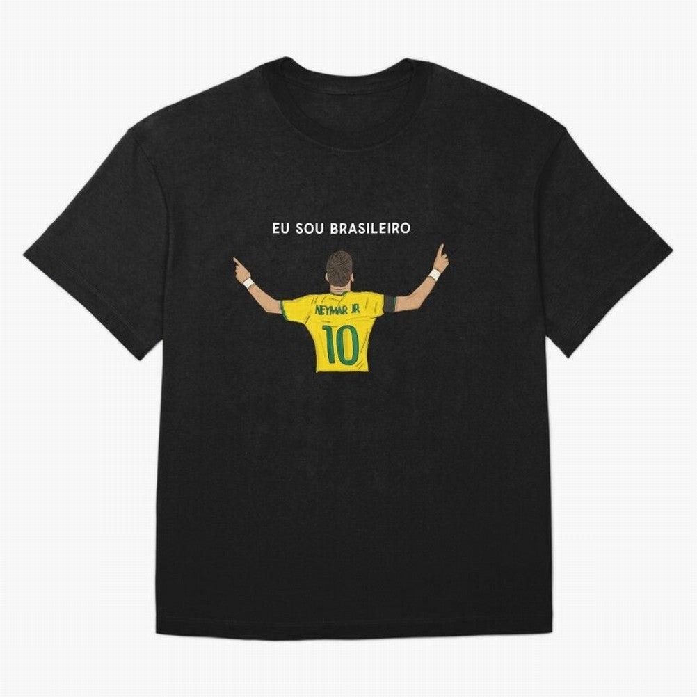 Neymar Jr Brazil Oversized T-Shirt Support the Legends of FIFA World Cup 2026 Group Stage Spirit, Capturing France, Messi, CR7 and Mbappe, Worldwide Fan Energy, Dramatic Goals, Stadium Lights and Championship Celebrations; Perfect for People Who