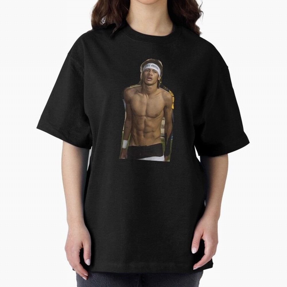 NEYMAR JR - OIL PAINTING PRINT Classic T-Shirt Live the Energy of Global Football Passion for FIFA World Cup 2026 Group Stage, Connected to Messi, Neymar and Mbappe, Germany, Soccer Culture, Superstar Moments, National Team Dreams and Competitive