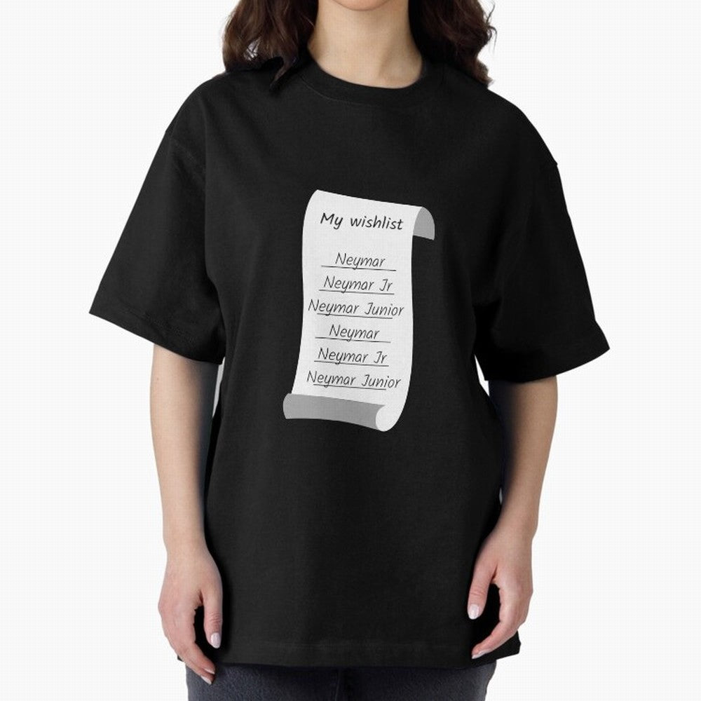 My Wishlist Neymar Jr Neymar Neymar Junior Oversized T-Shirt Join Supporters Worldwide for Match Day Hype around FIFA World Cup 2026 USA Canada Mexico, Haaland and Mbappe, France, Sports Nostalgia, International Competition, Famous Players and