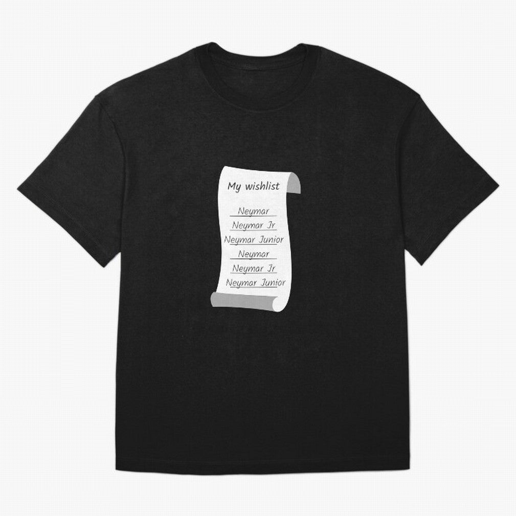 My Wishlist Neymar Jr Neymar Neymar Junior Oversized T-Shirt Join Supporters Worldwide for Match Day Hype around FIFA World Cup 2026 USA Canada Mexico, Haaland and Mbappe, France, Sports Nostalgia, International Competition, Famous Players and