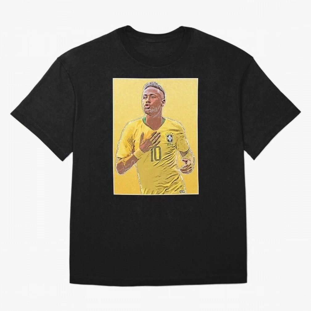 Neymar Oversized T-Shirt Elevate FIFA World Cup 2026 Group Stage Centered on CR7, England and Germany Energy, Global Supporter Spirit, Legendary Goals, National Colors and Tournament Celebration; Made for Die Hard Supporters, Soccer Lovers, Game
