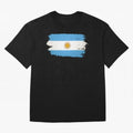 ARGENTINIAN FLAG PRINT Oversized T-Shirt Bring Global Tournament Vibes to FIFA World Cup 2026 for Fans of Cristiano Ronaldo and England and Germany, Bringing Classic Soccer Heritage, Championship Pressure, Fan Loyalty and International Pride; Great
