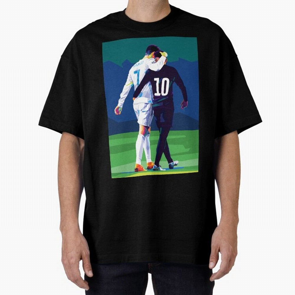 Ronaldo x Neymar Wpap Art Classic T-Shirt Mark FIFA World Cup 2026 USA Canada Mexico Celebrating Mbappe and Neymar, England, France and Netherlands Energy, Sports Nostalgia, International Competition, Famous Players and Unforgettable Victories;