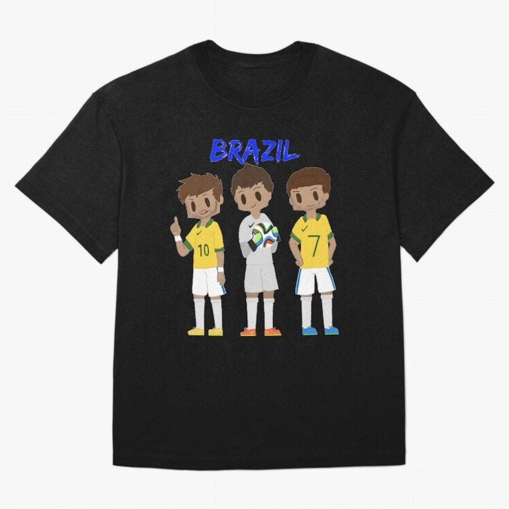 Brazil Essential T-Shirt Get Ready for the FIFA World Cup 2026 Journey through Mbappe and Neymar Highlights, Brazil, Portugal and Argentina Pride, Football History, Final Match Energy, Crowd Noise and Once in a Lifetime Moments; Perfect for Fans,