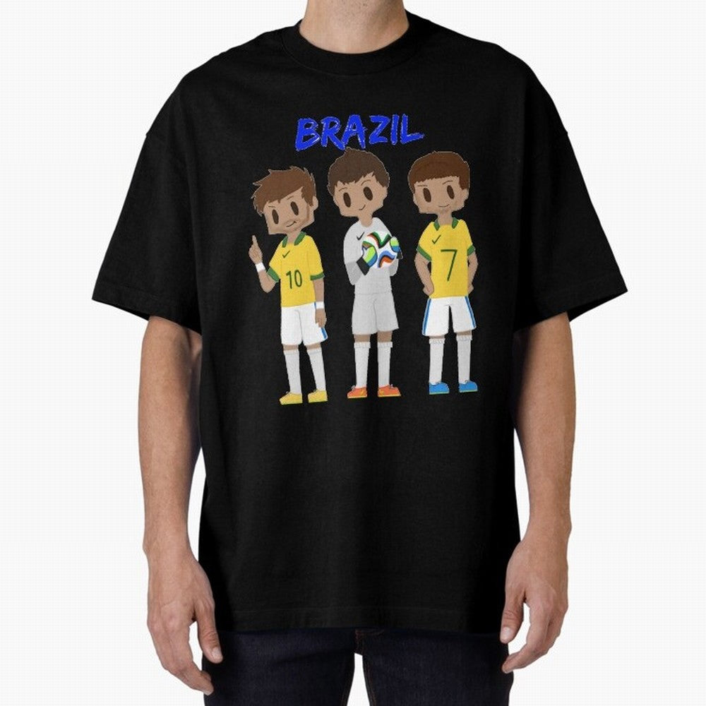 Brazil Essential T-Shirt Get Ready for the FIFA World Cup 2026 Journey through Mbappe and Neymar Highlights, Brazil, Portugal and Argentina Pride, Football History, Final Match Energy, Crowd Noise and Once in a Lifetime Moments; Perfect for Fans,