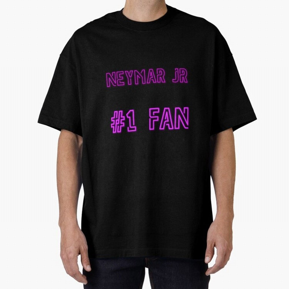 Neymar Jr #1 fan Oversized T-Shirt Live the Energy of the FIFA World Cup 2026 Group Stage Journey through Cristiano Ronaldo Highlights, Spain Pride, Fan Favorite Moments, National Team Passion, Big Match Drama and Soccer History; Created for Match
