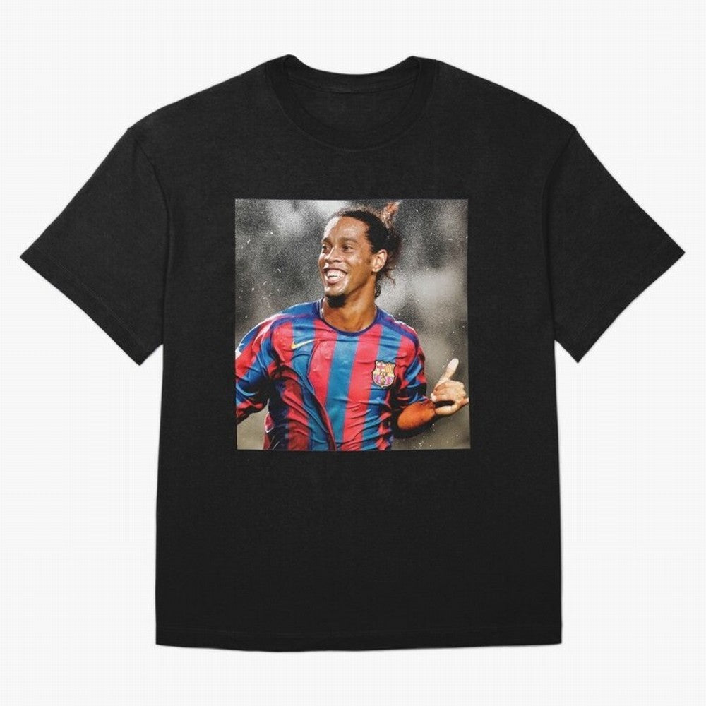 ronaldinho Classic T-Shirt Experience the Global Stage of FIFA World Cup 2026 for Fans of Mbappe and Neymar and Portugal, Spain and Germany, Bringing Global Supporter Spirit, Legendary Goals, National Colors and Tournament Celebration; Perfect for
