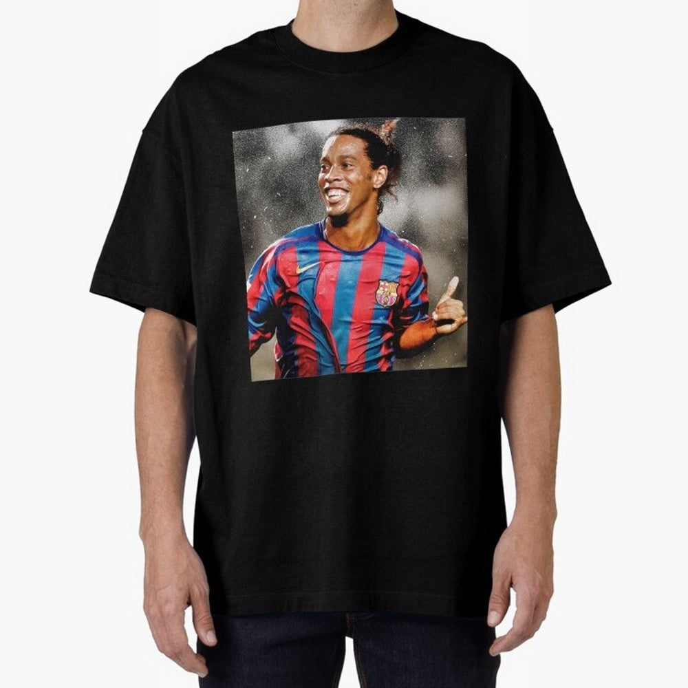 ronaldinho Classic T-Shirt Experience the Global Stage of FIFA World Cup 2026 for Fans of Mbappe and Neymar and Portugal, Spain and Germany, Bringing Global Supporter Spirit, Legendary Goals, National Colors and Tournament Celebration; Perfect for