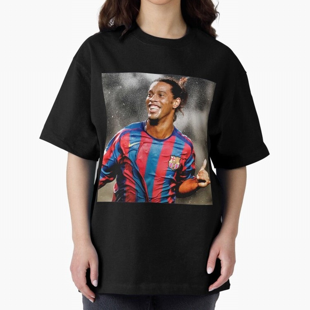 ronaldinho Classic T-Shirt Experience the Global Stage of FIFA World Cup 2026 for Fans of Mbappe and Neymar and Portugal, Spain and Germany, Bringing Global Supporter Spirit, Legendary Goals, National Colors and Tournament Celebration; Perfect for