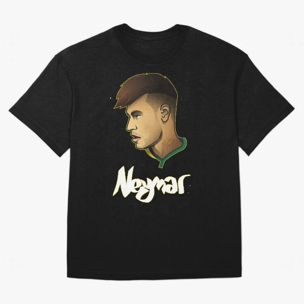 Neymar jr Team Brazil Oversized T-Shirt Join Supporters Worldwide for FIFA World Cup 2026 USA Canada Mexico for Fans of CR7 and Messi and England, Bringing Goal Celebration Energy, Supporter Heritage, Football Icons and Worldwide Tournament Joy;