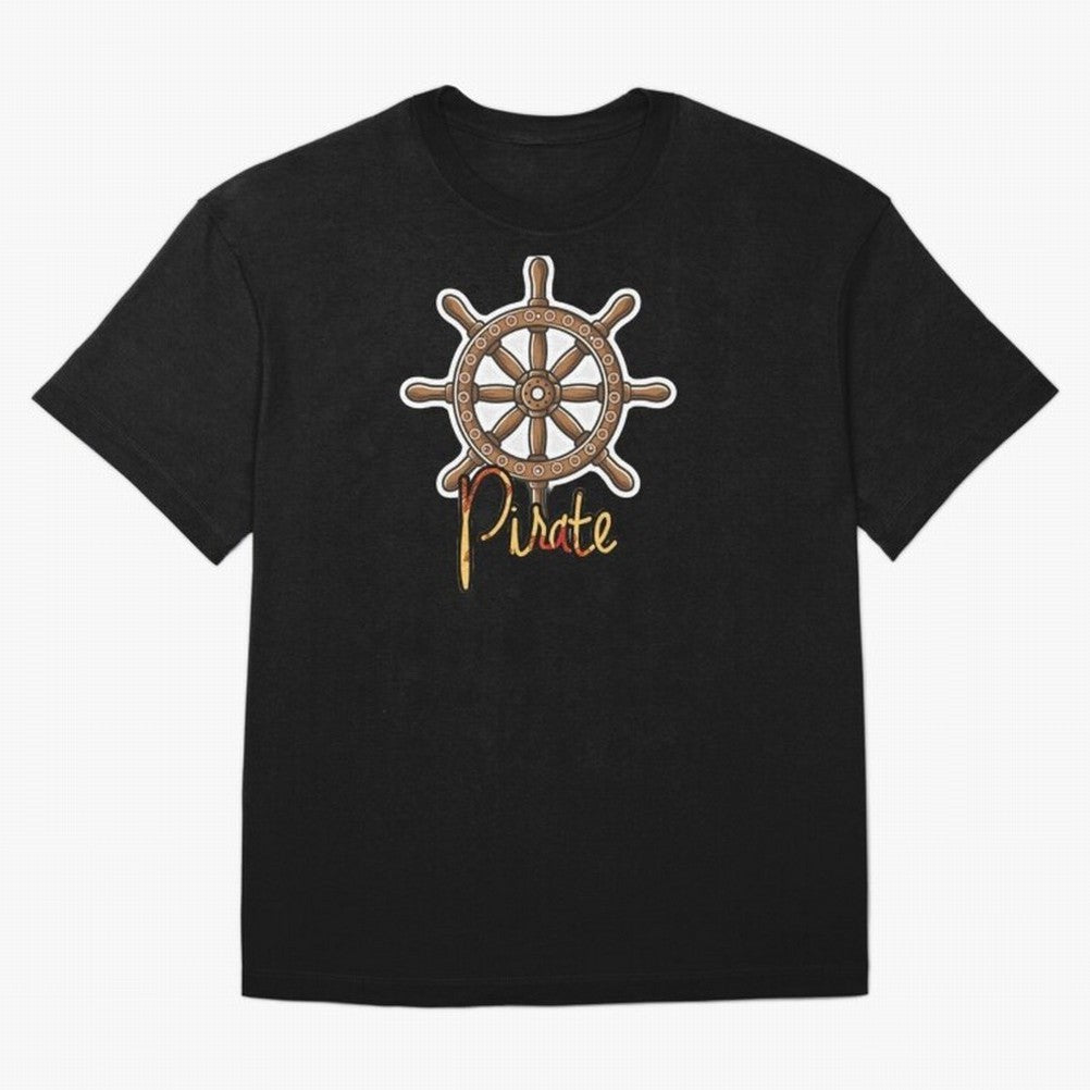 pirate, steering wheel, wheel, pirates of the Caribbean, Brandon brown, wooden, fashionista pop art, neymar jr art, Oversized T-Shirt Spotlight FIFA World Cup 2026 USA Canada Mexico for Fans of Messi, Neymar and Mbappe and France, Bringing Retro
