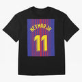 NEYMAR JR FOOTBALL SOCCER JERSEY BARCELONA Oversized T-Shirt Join the Global Buzz around Match Day Hype around FIFA World Cup 2026 USA Canada Mexico, Cristiano Ronaldo, Haaland and CR7, England, France and Netherlands, Stadium Chants, National