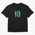 10 - Neymar JR - Brazil Flag Classic T-Shirt Celebrate the Magic of FIFA World Cup 2026 USA Canada Mexico Inspired by Haaland and Mbappe, Spain Energy, Fan Favorite Moments, National Team Passion, Big Match Drama and Soccer History; Great for