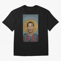 ronaldinho Oversized T-Shirt Remember FIFA World Cup 2026 Spirit, Featuring England, Cristiano Ronaldo, Stadium Chants, National Pride, Trophy Dreams and Unforgettable Football Memories; Ideal for Football Dads, Football Moms, Friends, Collectors