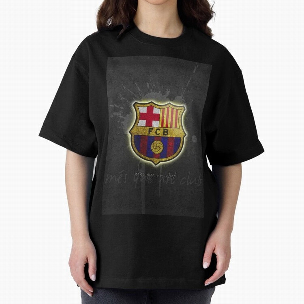 barcelona Oversized T-Shirt Join the Global Buzz around FIFA World Cup 2026 USA Canada Mexico Spirit, Connected to Argentina, Cristiano Ronaldo, Haaland and CR7, Championship Spirit, Famous Goals, Roaring Crowds and International Football Unity;