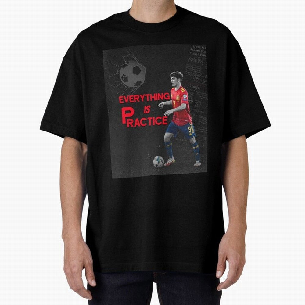 Pablo Gavi Oversized T-Shirt Bring Home the FIFA World Cup 2026 USA Canada Mexico Journey through Messi, CR7 and Mbappe Highlights, France Pride, Football History, Final Match Energy, Crowd Noise and Once in a Lifetime Moments; Made for Collectors