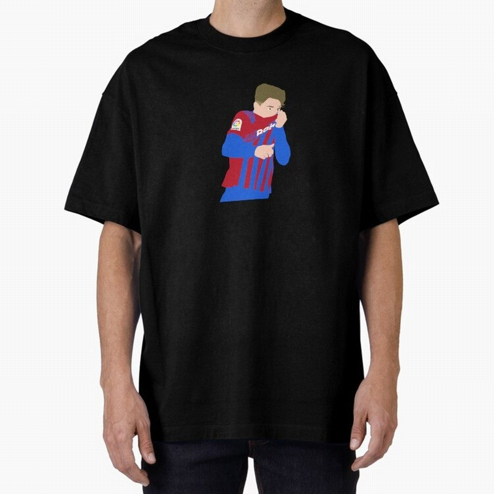 Gavi Barcelona Oversized T-Shirt Follow Every Goal of Match Day Hype around FIFA World Cup 2026 USA Canada Mexico, CR7 and Messi, England and Germany, Worldwide Fan Energy, Dramatic Goals, Stadium Lights and Championship Celebrations; Built for