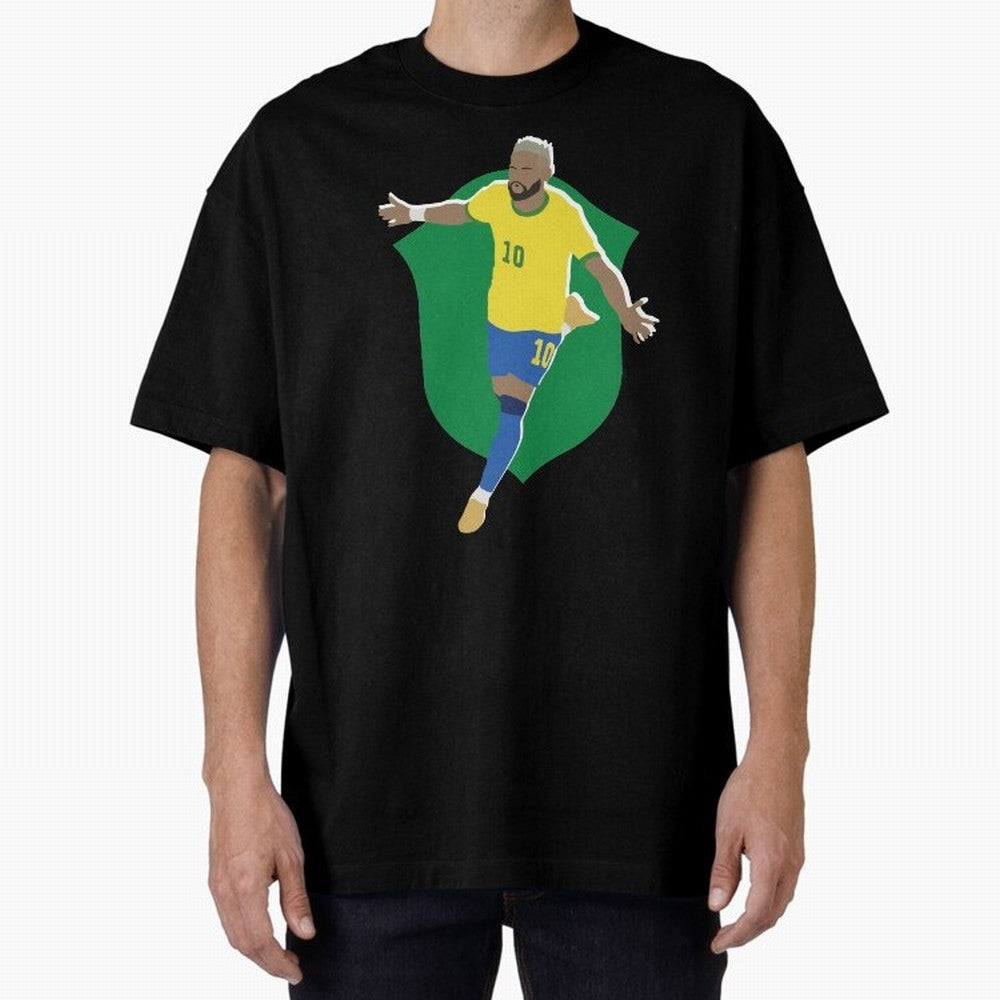 Neymar Jr Brazil Superstar Copa America Active T-Shirt Bring a Vintage Feel to Global Football Passion for FIFA World Cup 2026 USA Canada Mexico, Built around Cristiano Ronaldo, Netherlands, Stadium Memories, Football Loyalty, International Chants