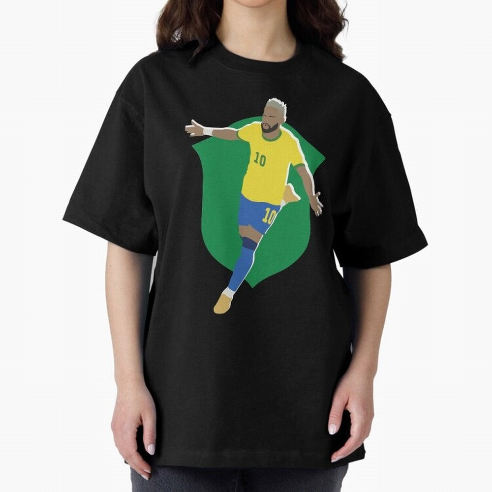 Neymar Jr Brazil Superstar Copa America Active T-Shirt Bring a Vintage Feel to Global Football Passion for FIFA World Cup 2026 USA Canada Mexico, Built around Cristiano Ronaldo, Netherlands, Stadium Memories, Football Loyalty, International Chants