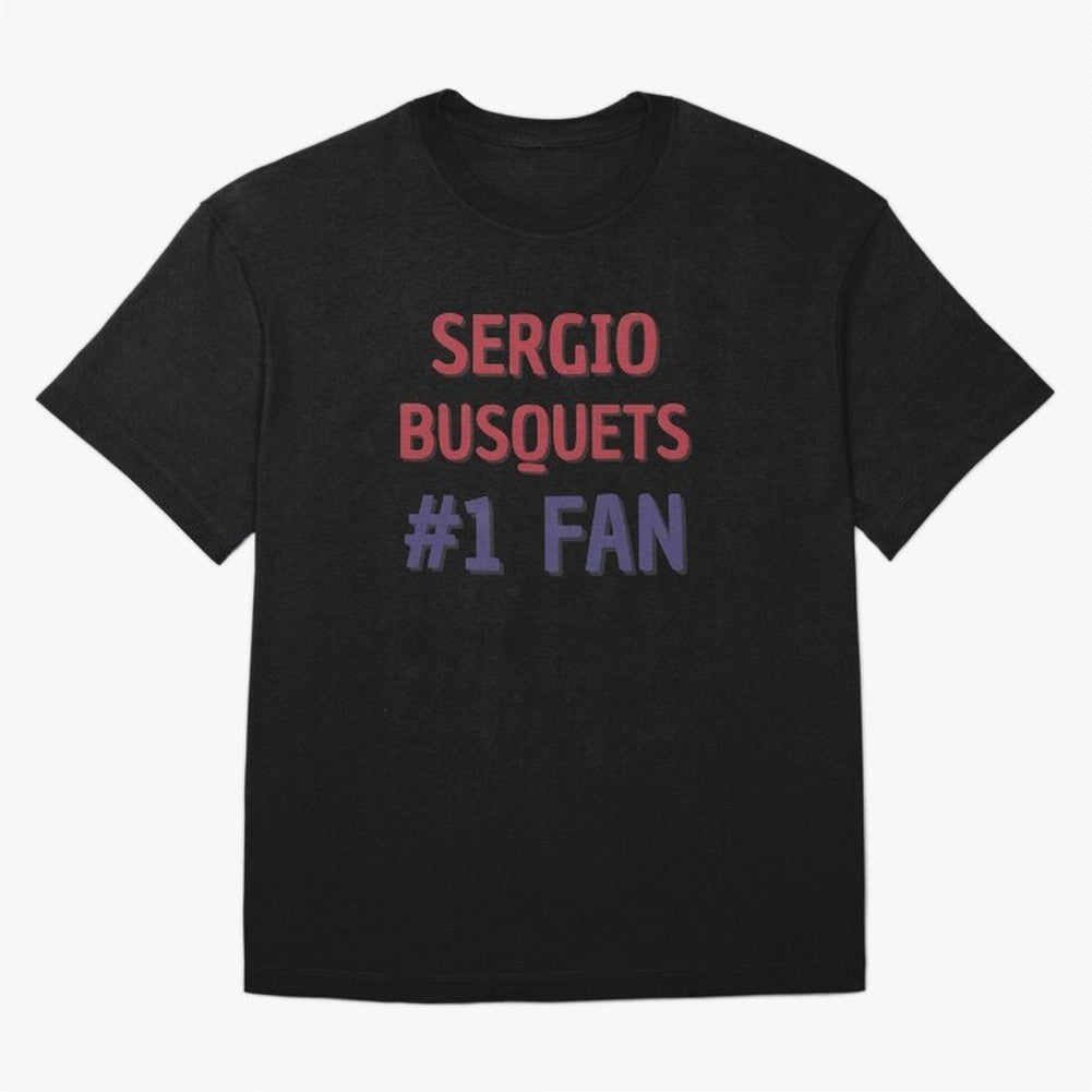 Sergio Busquets #1 Fan Essential T-Shirt Make Your Look Match Global Football Passion for FIFA World Cup 2026, Centered on Messi and Cristiano Ronaldo, France and Portugal, Football Festival Excitement, Trophy Ambitions, Country Rivalries and Star