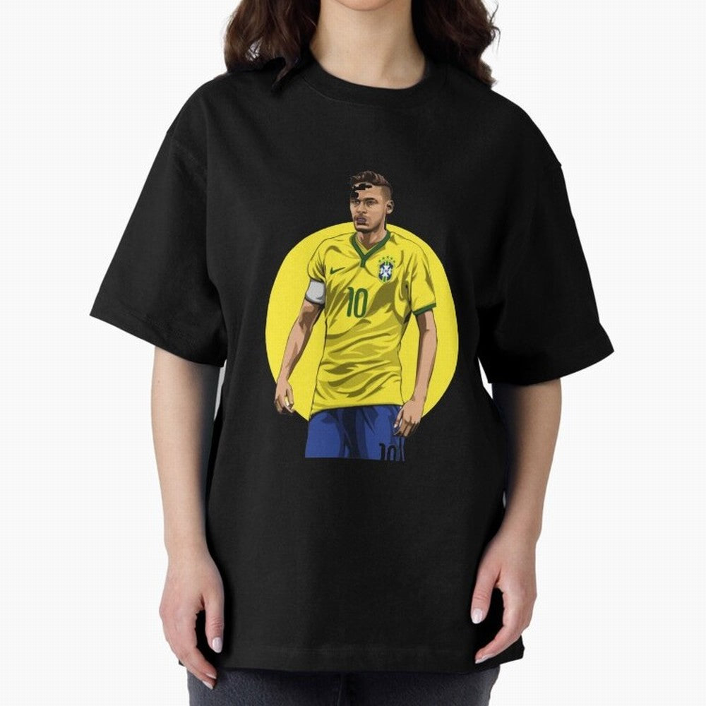 Neymar Jr. Magic: Exclusive Sticker Collection Classic T-Shirt Represent the Passion of Global Football Passion for FIFA World Cup 2026 USA Canada Mexico, Connected to Messi, Neymar and Mbappe, Spain and Netherlands, Stadium Chants, National Pride,